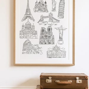 Landmarks Print