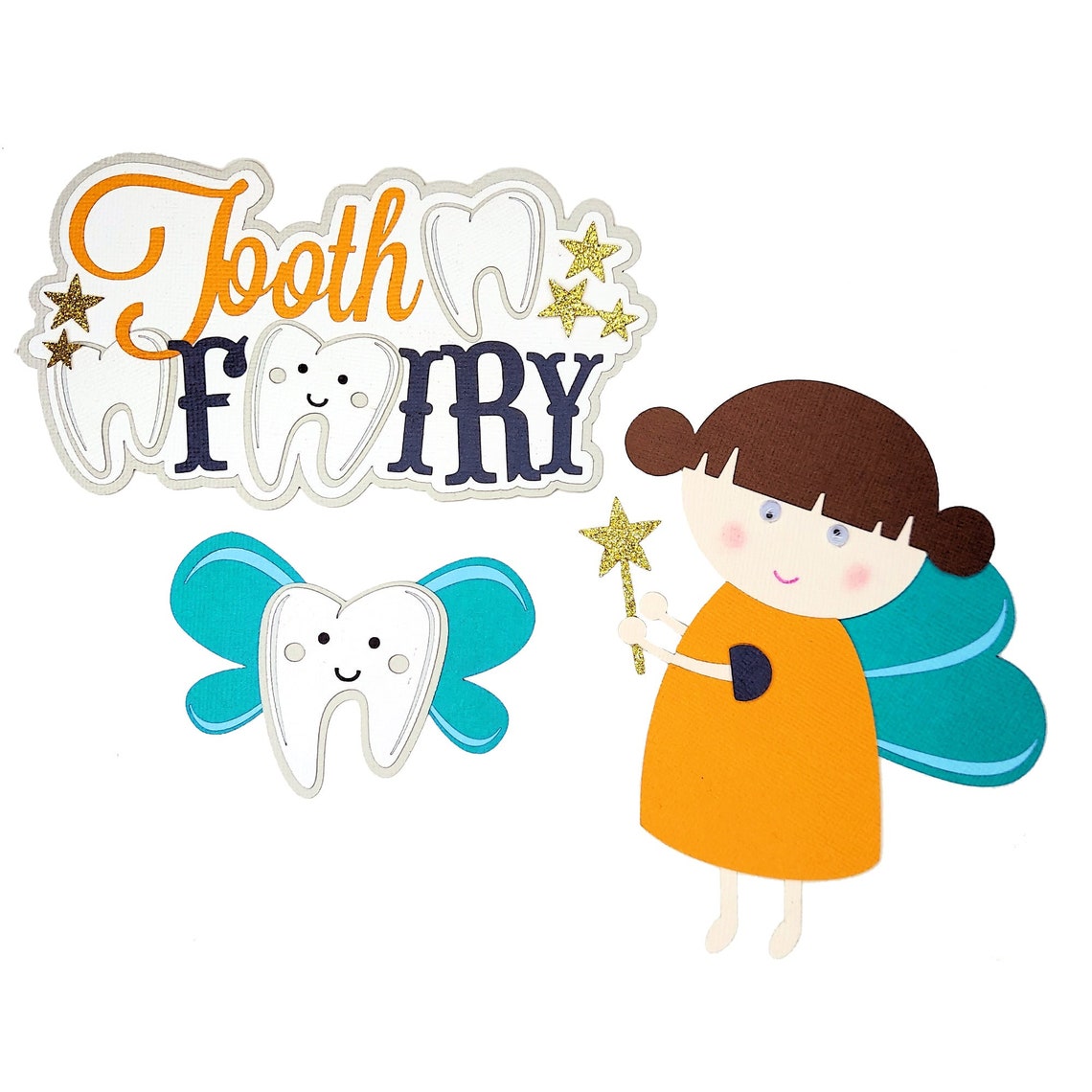 Tooth Fairy 6 X 6 Laser Die Cut Scrapbook Embellishment by SSC - Etsy