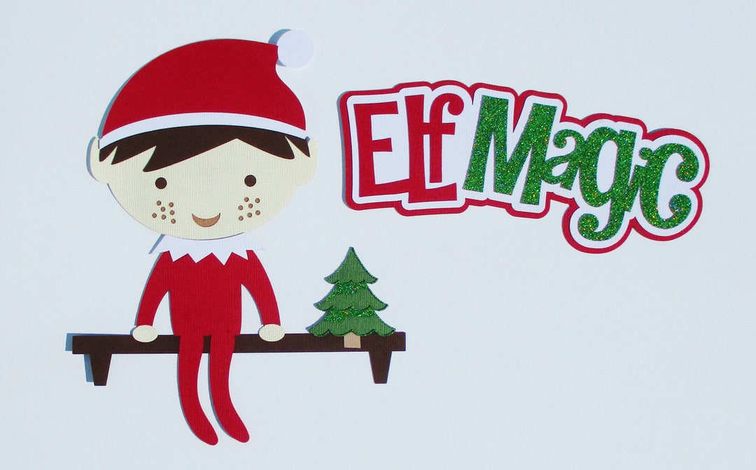 Elf Magic 2.5 X 7 Title & 7 X 8 Elf Shelf Fully-assembled - Etsy