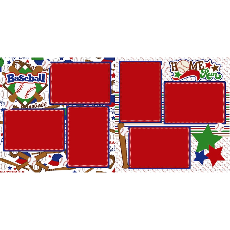Scrapbook Layout - Etsy
