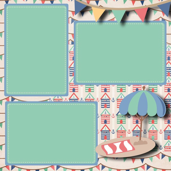 SSC Designs | Baby Girl Printed Scrapbook Pages