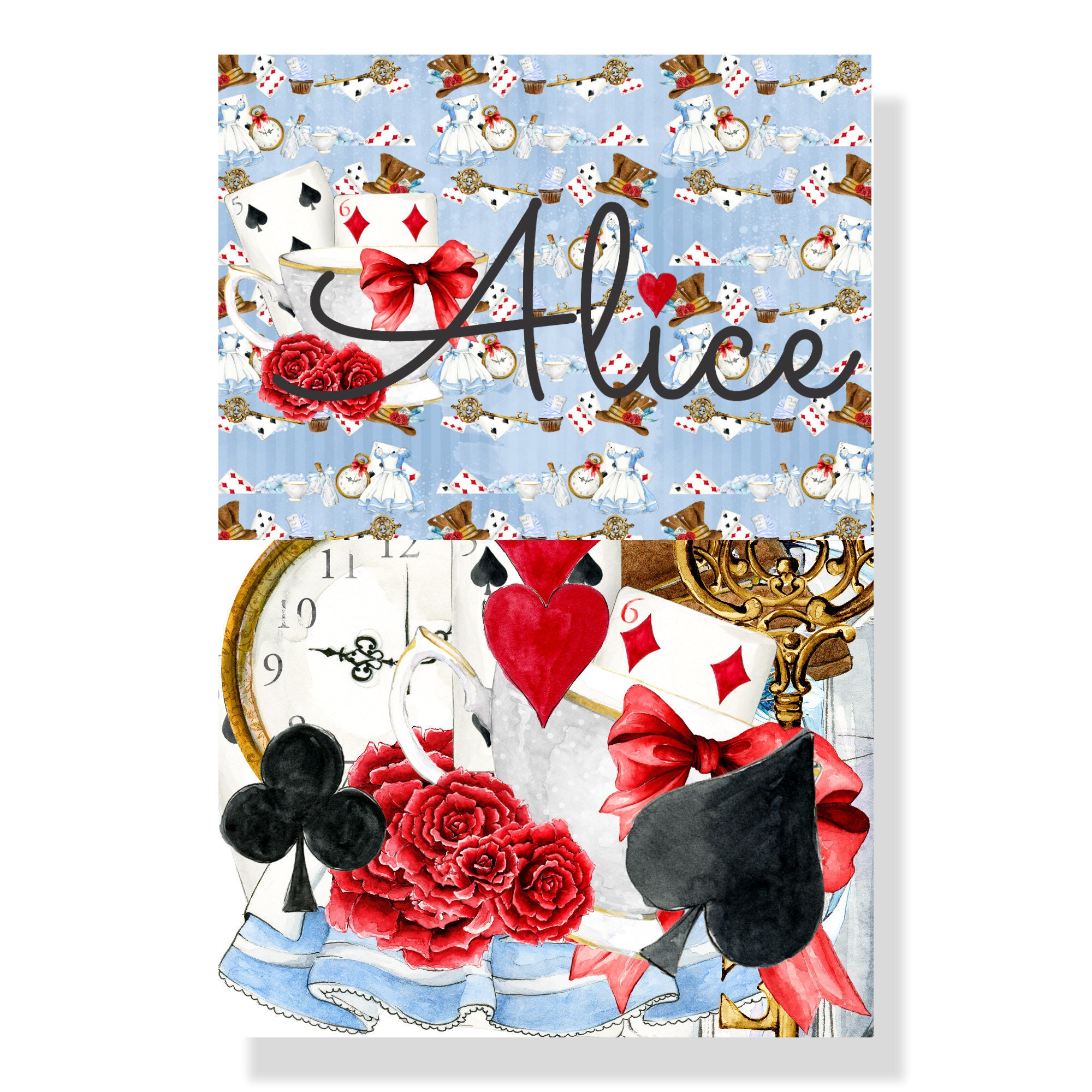 SSC Designs | Alice Wonderland Scrapbook Paper