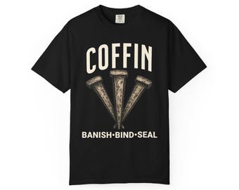 Maglietta nera Coffin Nails Conjure Supply Co.