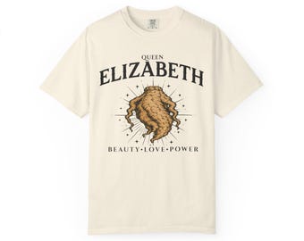 Queen Elizabeth Root White T Shirt Conjure Supply Co.