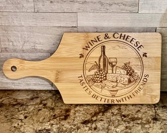 Wine and Cheese Charcuterie Board