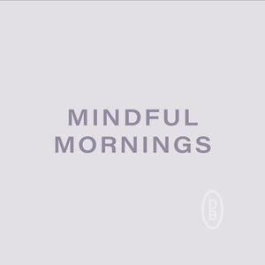 Guided journal page printable wellness PDF - mindful mornings