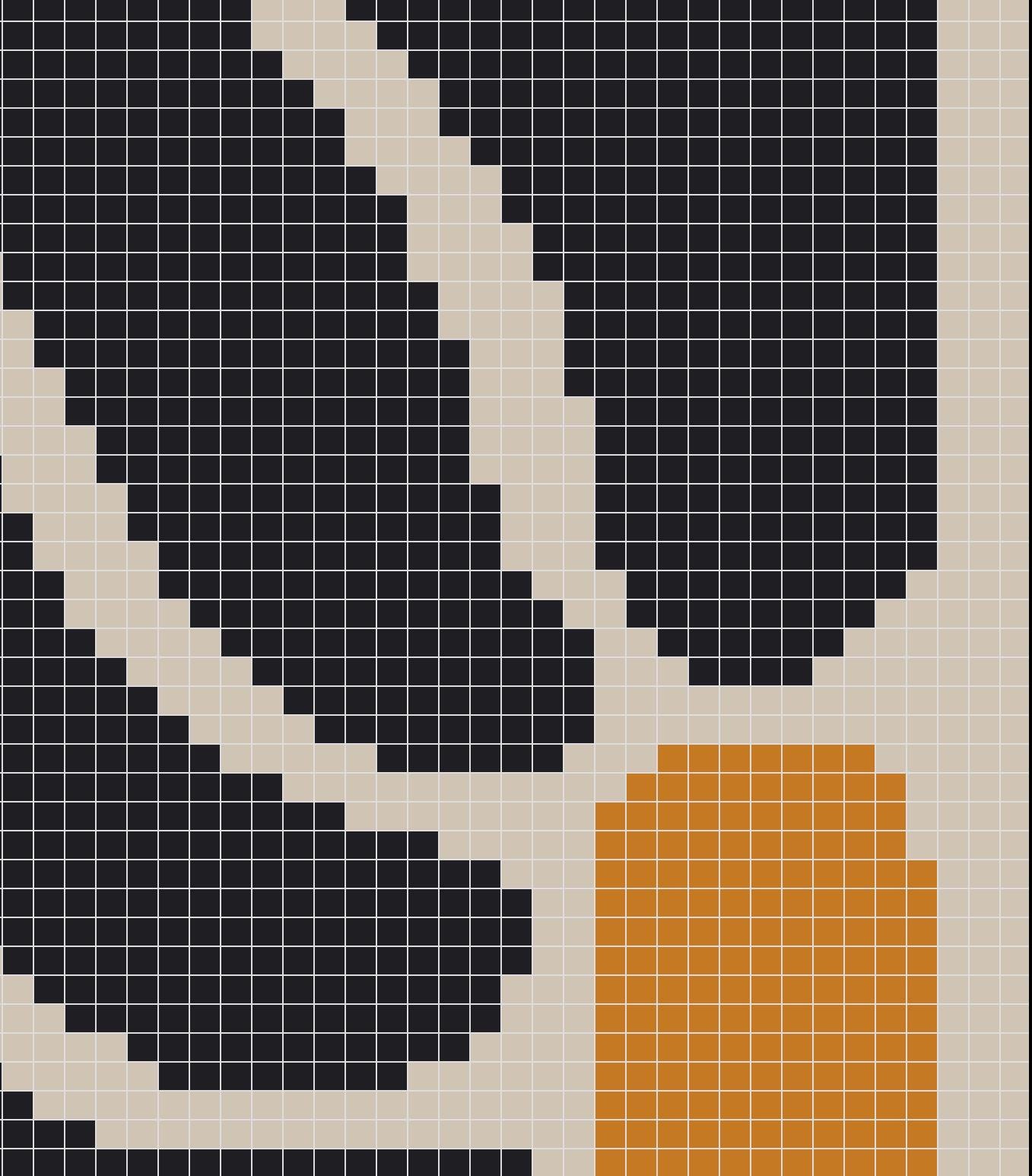 Abstract Daisy Crochet Tapestry Pattern - Etsy