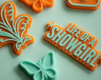 Showgirl Magnet Set - Cute Aesthetic Magnets - Stocking Stuffer Gift - Showgirl Era Gift