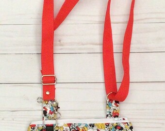 Mickey and Friends Inspired Crossbody/Hipster Purse