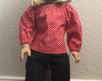 Valentine Inspired Outfit fits 18 inch Dolls Including American Girl Dolls & Our Generation