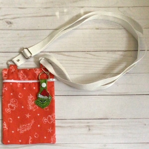 Grinch Inspired Adjustable Crossbody/Hipster Bag