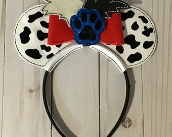 Cruella de Vil  Inspired Ears/Headband