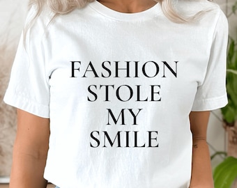 Fashion Stole My Smile T-shirt, Trendy Beckham Shirt, Fashion Lady Tee, Fashion Fan Gift, V. Beckham Shirt, Fashion Stole My Smile Shirt