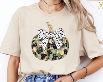 Pumpkin T-shirt, Fall Season Shirt, Pumpkin Spice Lover Tee, Thanksgiving Gift,Autumn Vibes Shirt,Pumpkin Patch Tee,Watercolor Pumpkin Shirt