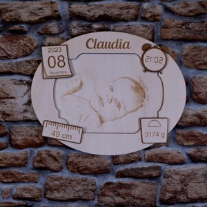 Regalo per Battesimo o nascita personalizzabile in legno