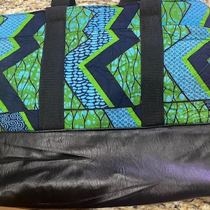 Handmade Ankara Tote Bag | African Print Shoulder Bag | Vibrant Wax Print Purse | Eco-Friendly Fashion