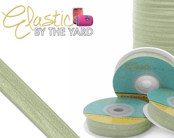 Willow Fold Over Elastic - Solid FOE 5/8", 3/4", 1" Wide - 5 Yards - 100 Yards FOE | Elastic By The Yard