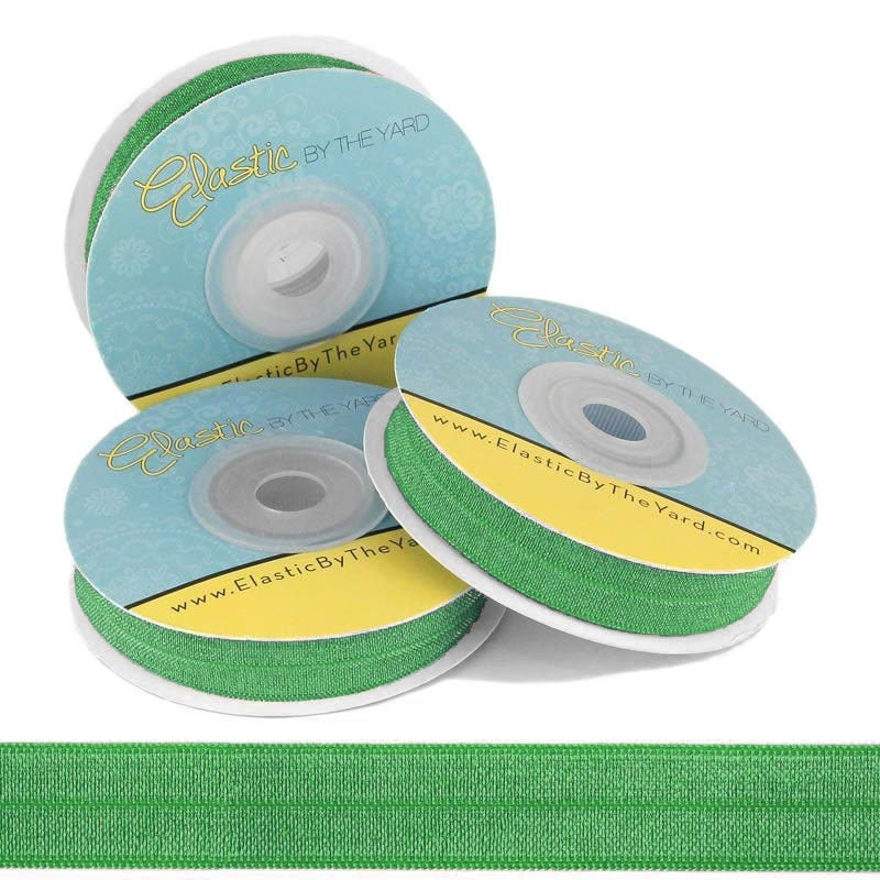 Kelly Green Wholesale Fold Over Elastic - Solid FOE - 5/8" Wide …