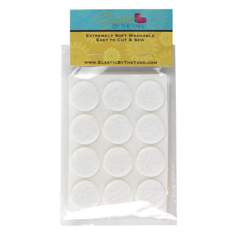 12 Colors 1 Adhesive Felt Circles 48CT 240CT Etsy