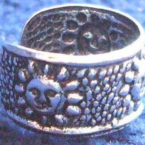 Sun Sterling Silver Ear Cuff