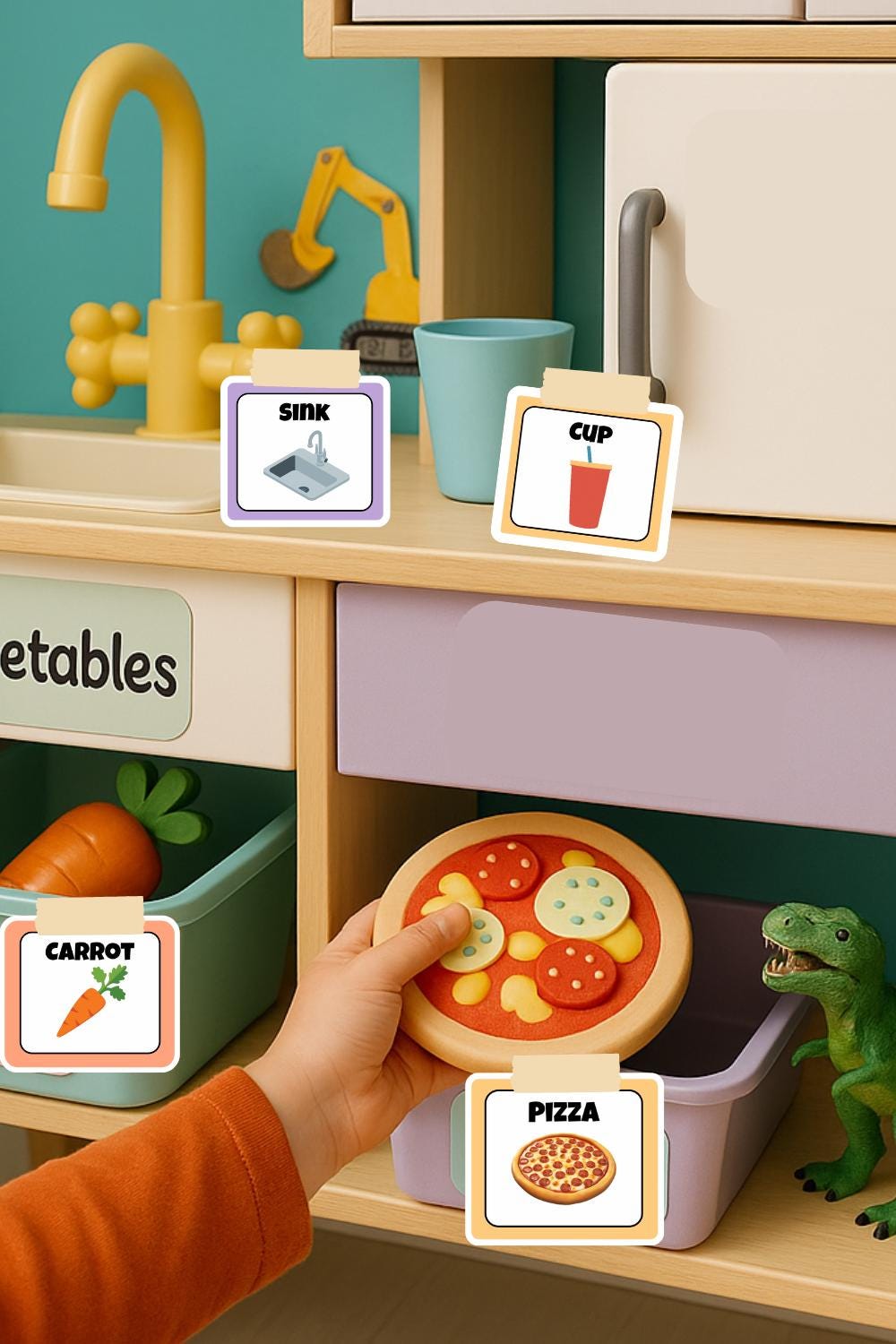 Dramatic Play Center Printables – 26 Visual Labels for Preschool & Pre ...