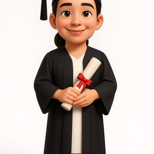 Retrato de dibujos animados en 3D personalizado a partir de tu foto / Ilustración digital personalizada