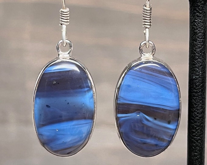 Leland Blue (Pioneer Swirl) Earrings - Sterling Silver