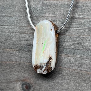 Australian Boulder Opal Pendant