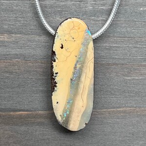 Australian Boulder Opal Pendant