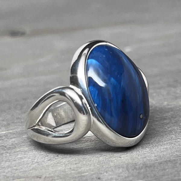 Enchanted Leland Blue  Ring -  Size 6 - Sterling Silver - Leland Blue Jewelry - Michigan Jewelry - Sunbeams of Promise