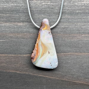 Australian Boulder Opal Pendant