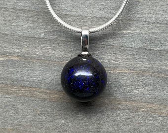 Australian Matrix Opal Pendant - Sterling Silver