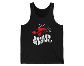 Funny Crawfish Tank Top, Cajun Boil Shirt, Seafood Lover Gift, Southern Humor Tank