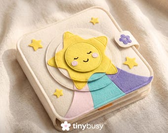LITTLE STAR BQB1 Libri silenziosi in feltro fatti a mano, giocattoli educativi per bambini in età prescolare