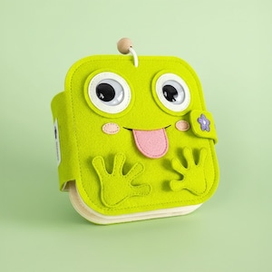 SILLY FROG MNB1 Handmade Felt Sensory Interactive Mini Quiet Books Educational Toys for Toddlers