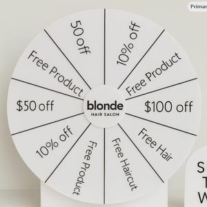 400mm Custom Acrylic Prize Wheel: Spin to Win for Business Events