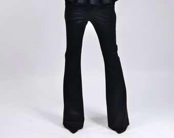 Flared Trousers, Bootcut Pants With Pockets, For Ladies, Gift For Her