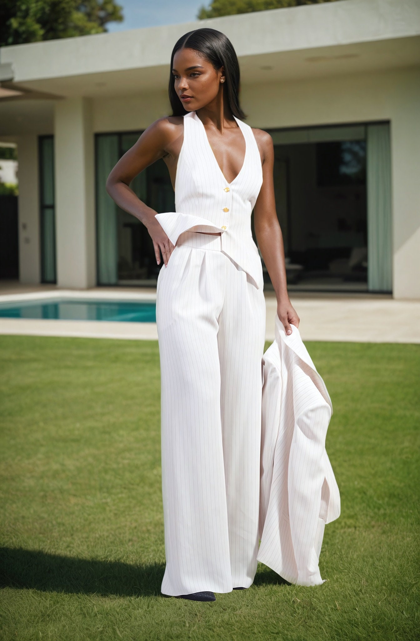 Monos De Vestir Mujer Traje De Oficina Para Mujer Piezas