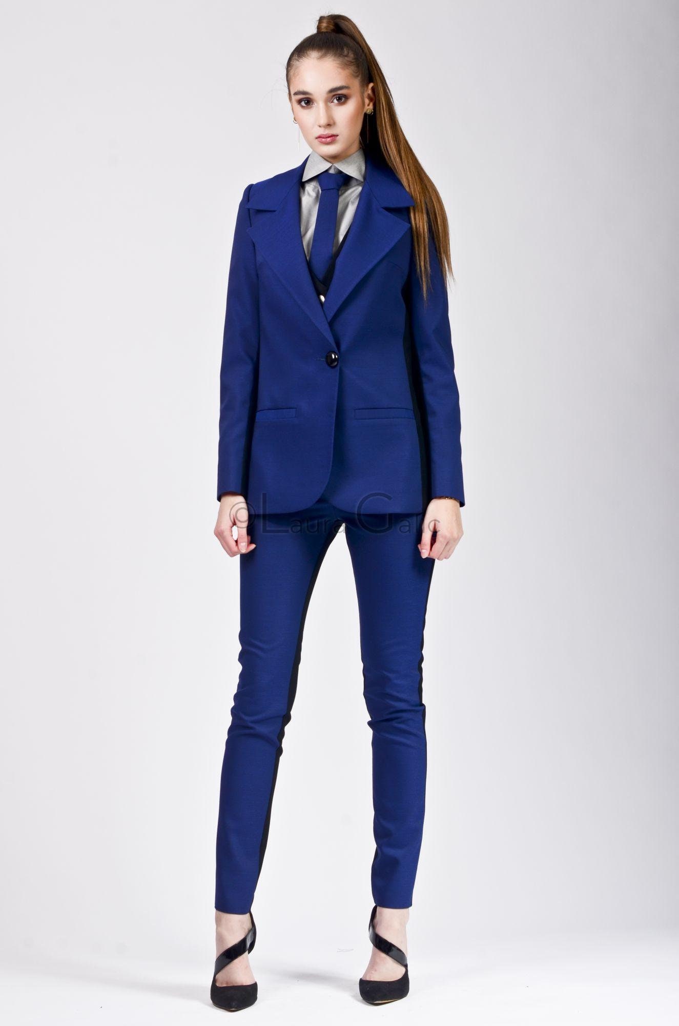  WDBBY Pantalones de 3 piezas para mujer, traje de oficina,  negocios, trabajo, chaqueta de vestir para mujer, chaleco (color: A, talla:  XL código) : Ropa, Zapatos y Joyería