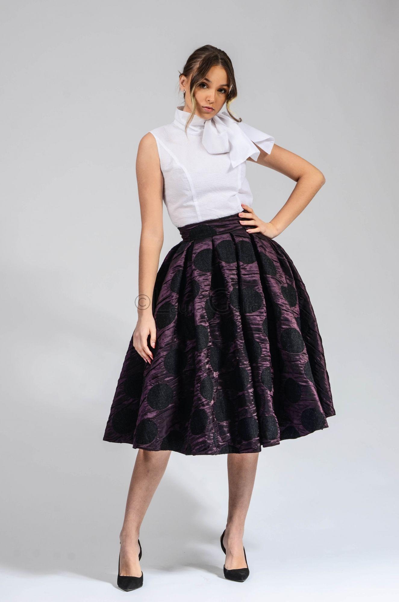 BROCADE Taffeta CIRCLE Skirt, Party SKIRT, Cocktail Skirt