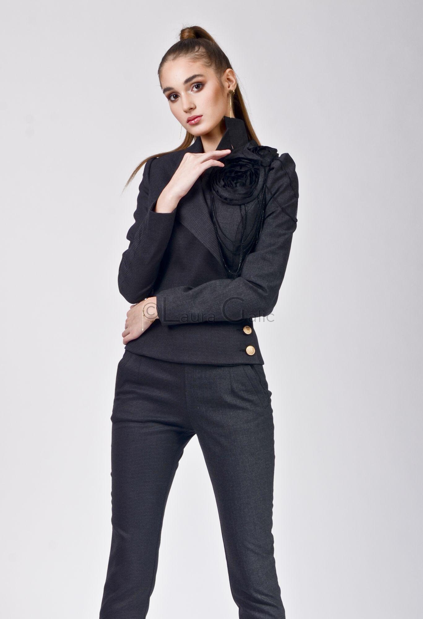 Tailored Blazer Women's Jacket Office Suit Personalized | Etsy