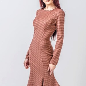 tight fitted plaid dress Levi Dress