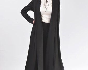 Long Cape Wool Coat, Maxi Winter Pleated Overcoat For Ladies | Cordelia