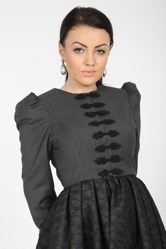 knee length black blazer