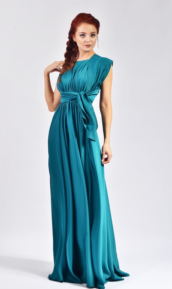 knee length dresses for ladies Agnes Satin Maxi Dress main image 1