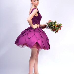 SALE Gina 5 knee Dress ONLY RED, prom dress, bridal dress, flower dress image 4