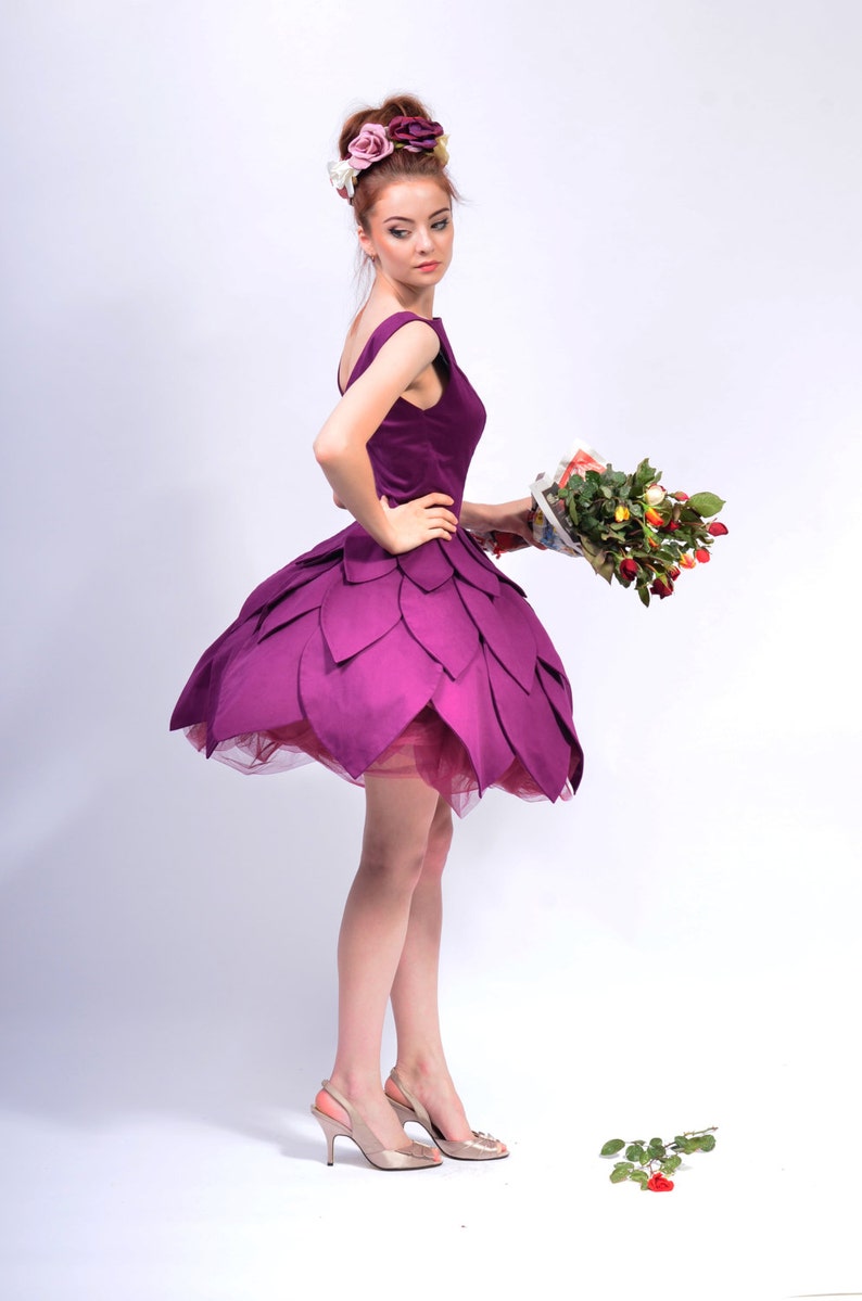 SALE Gina 5 knee Dress ONLY RED, prom dress, bridal dress, flower dress image 4