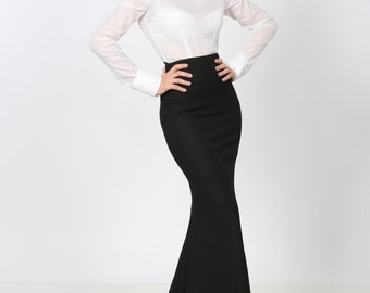Mermaid Skirt, Maxi Long Tight, Gift Ideas for Her | Cezara