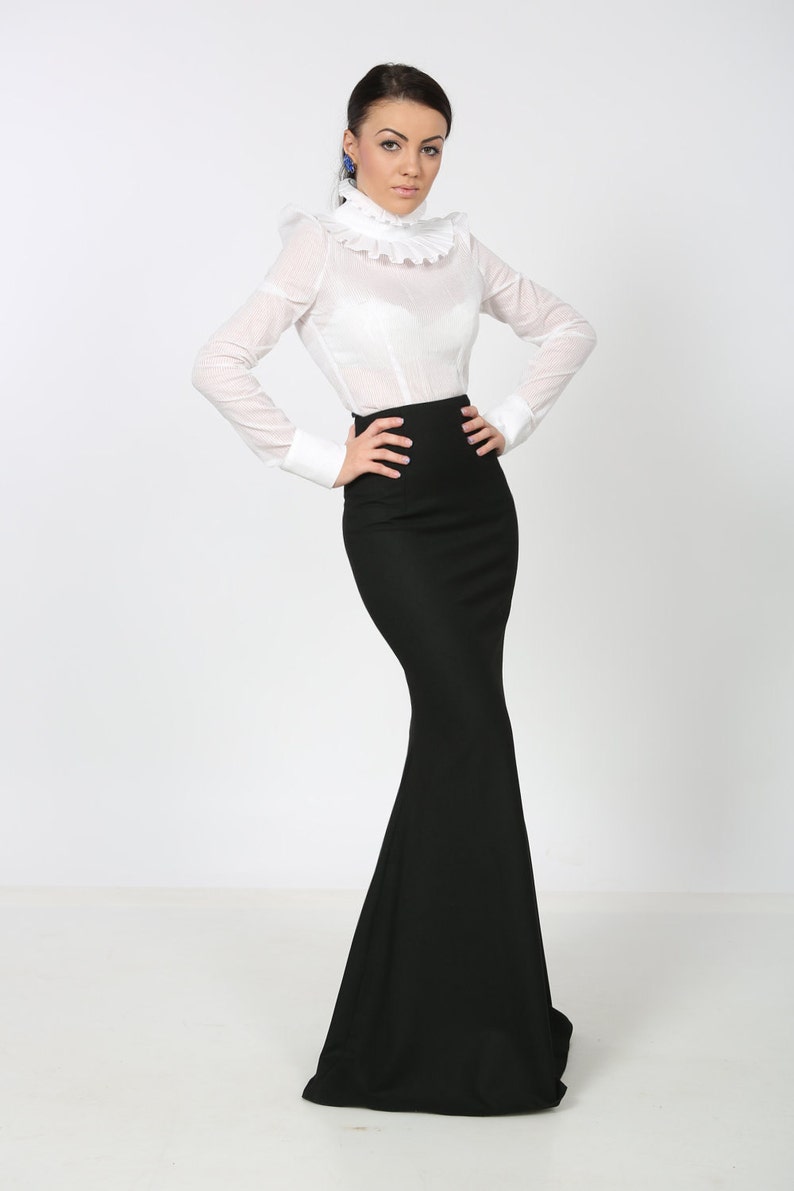 Mermaid Skirt, Maxi Long Tight, Gift Ideas for Her Cezara image 1