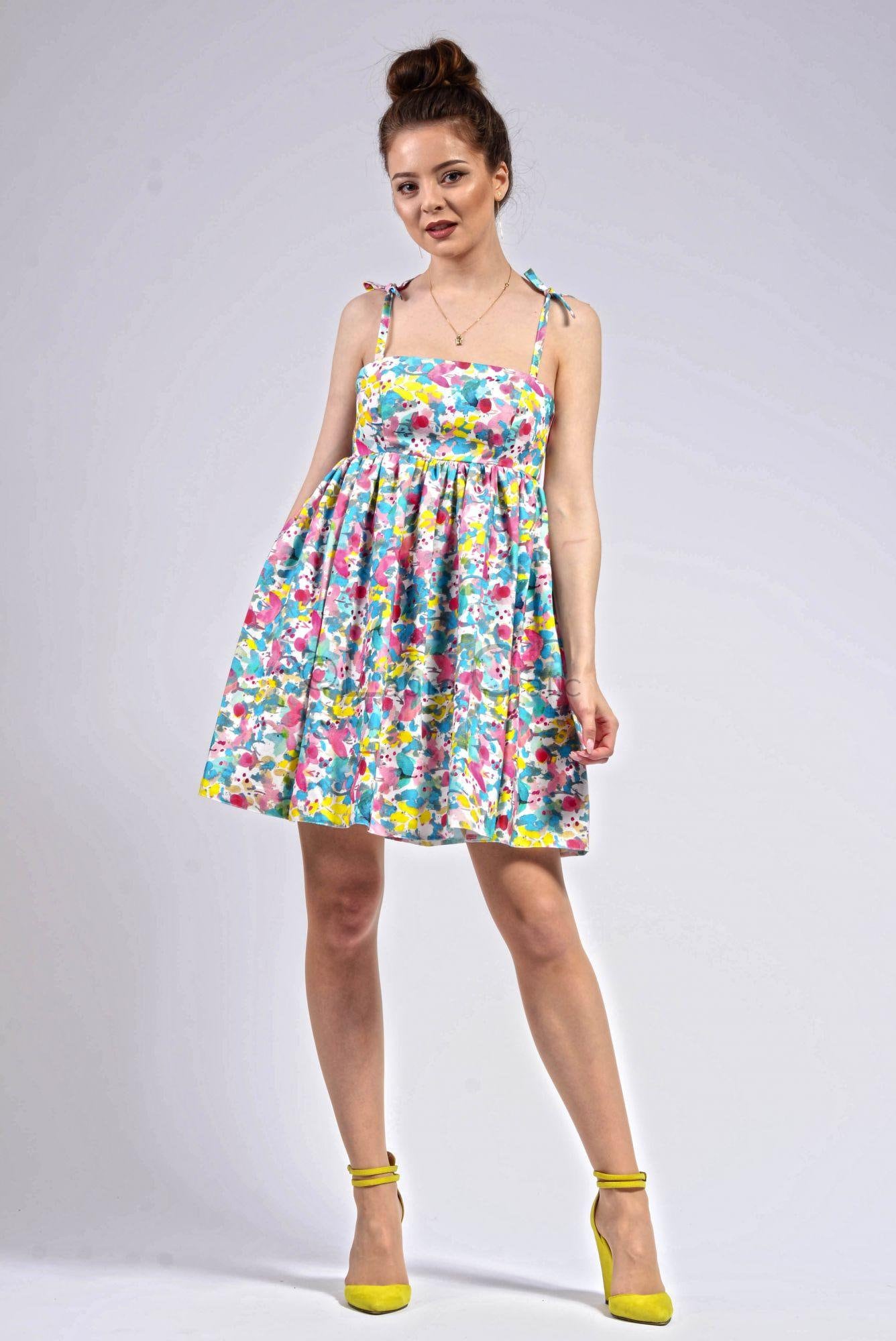 Short babydoll dress strap dress summer dress linen coton Etsy